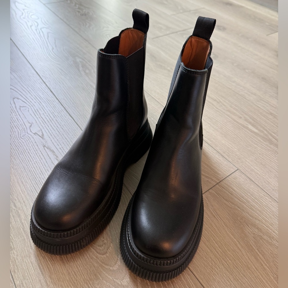 Ganni Black Creep Boots